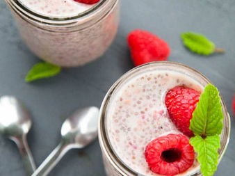 High Protein Chia Pudding Recipe- great for breakfast or an anytime snack!