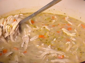 20 Minute Greek Lemon Chicken Soup