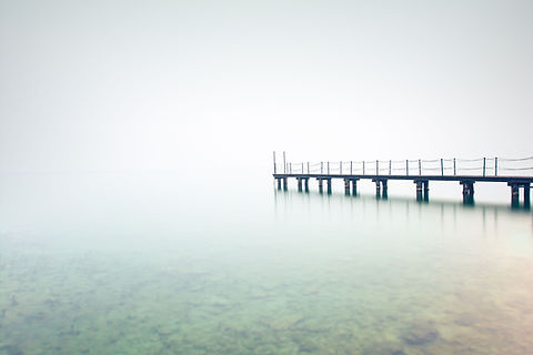 Image of a Jetty in Fog: Finding our way as professionals in uncertainty is vital adult learning.