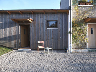 extension en bois, pavillon en bois, maison en bois, annexe en bois, construction bois, architecte, salle de yoga, structure bois