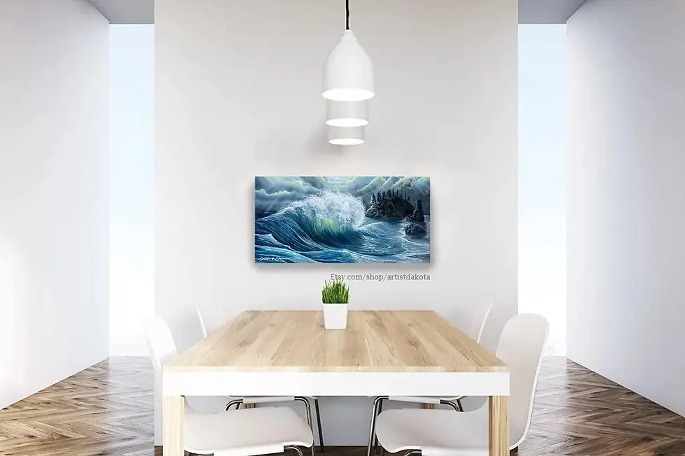 Thumbnail: Trinidad Storm - Print of Painting by Dakota Daetwiler