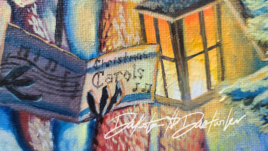 Thumbnail: Singing Snowmen, Christmas Scene, Christmas decoration, Winter wonderland, Lighted Christmas tree, Caroling, Frosty sings