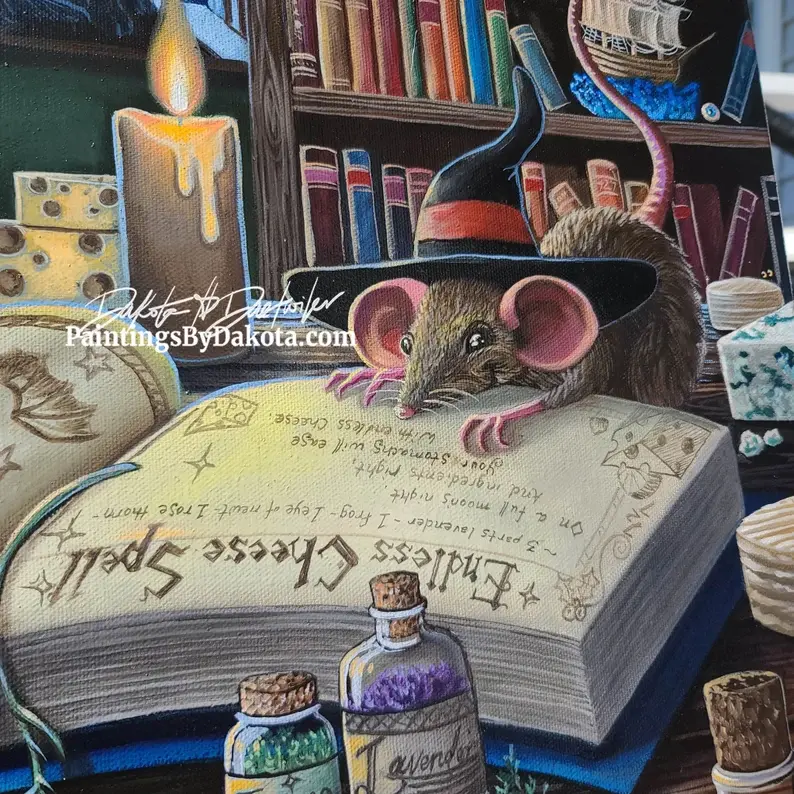Thumbnail: Endless Cheese - Print of Painting by Dakota Daetwiler