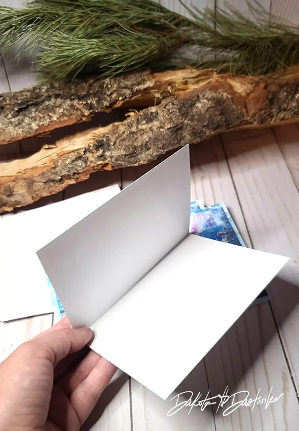 Thumbnail: Note Cards - Christmas Scene - by Dakota Daetwiler