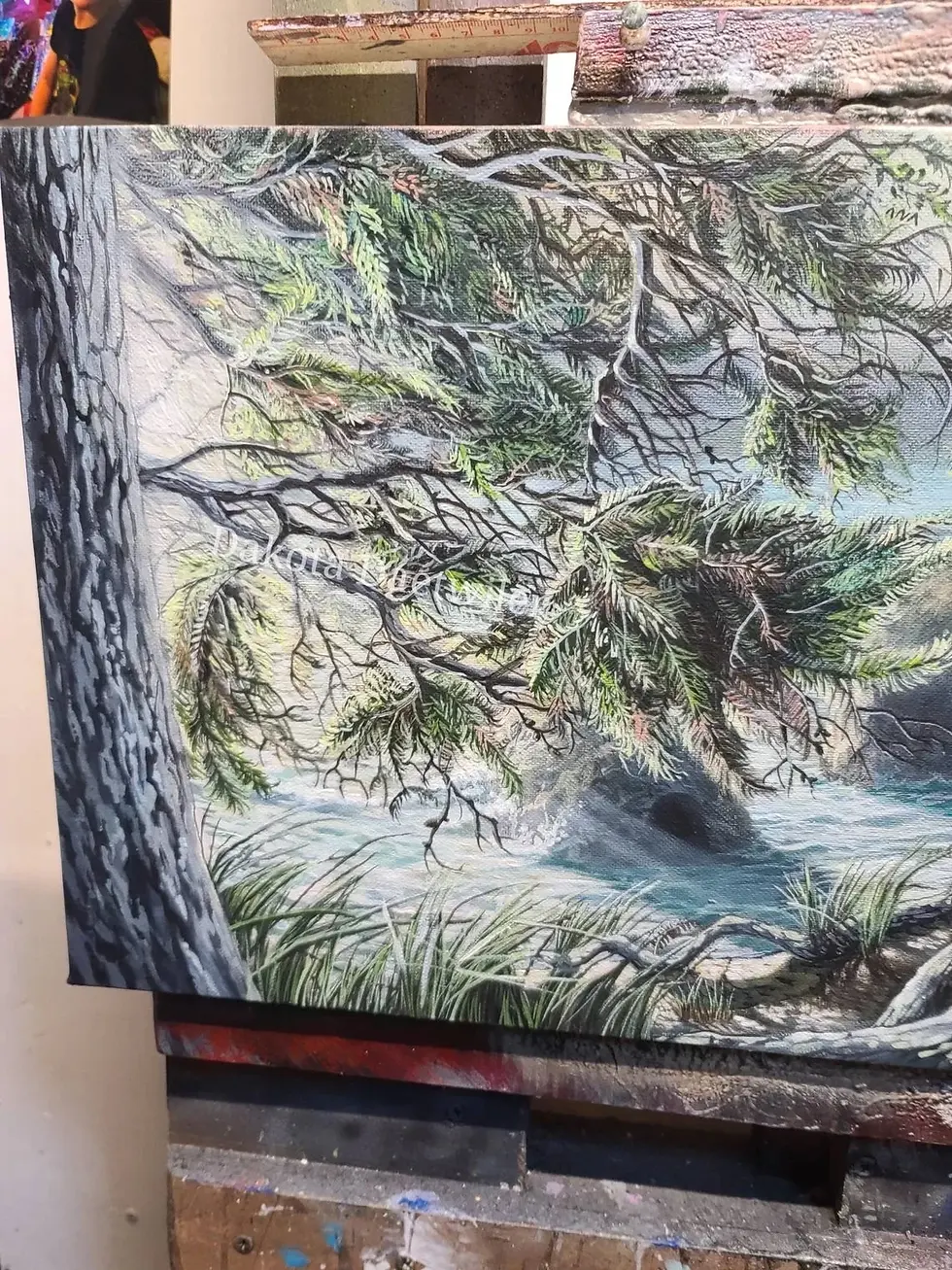 Thumbnail: Natural Bridges - Print of Painting by Dakota Daetwiler