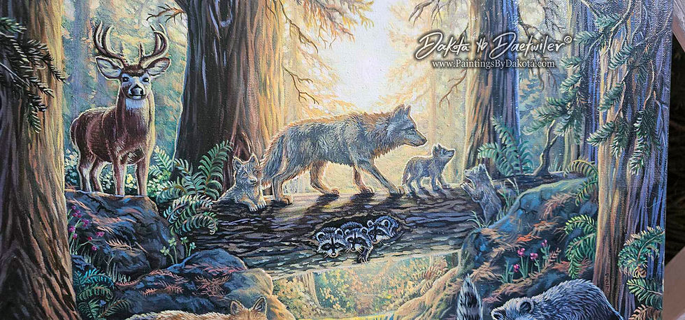 Thumbnail: Gone Fishing - Original Oil Painting by Dakota Daetwiler