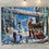 Thumbnail: Santa, Forest, Snowman, Frosty, bear, dear, Christmas Decorations, Holiday Decorations, Winter Scene, Candy Cane,