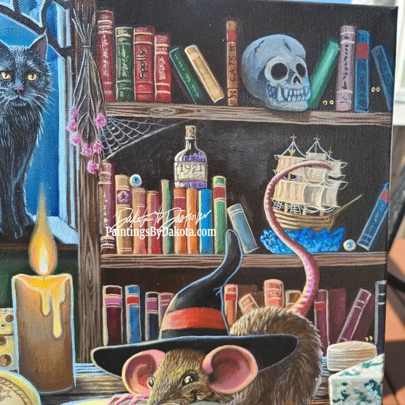 Thumbnail: Endless Cheese - Print of Painting by Dakota Daetwiler
