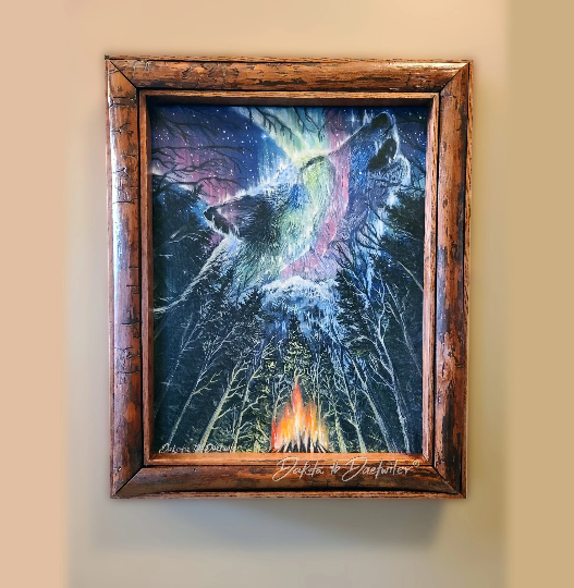 Thumbnail: Northern Wolf - Original Oil Painting - by Dakota Daetwiler