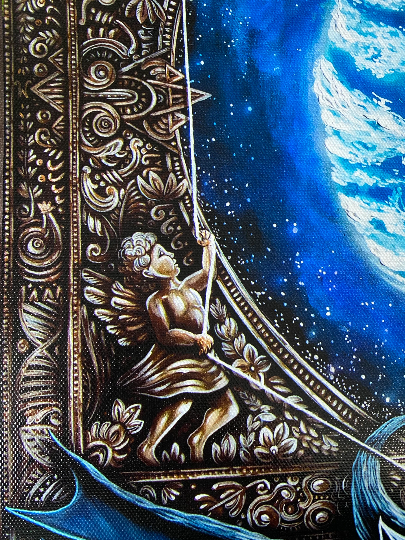 Thumbnail: Clotho, Lachesis, Atropos, Thread of life, earth, gargoyle, Greek Mythology, Divine Beings, earth, birth, life, death