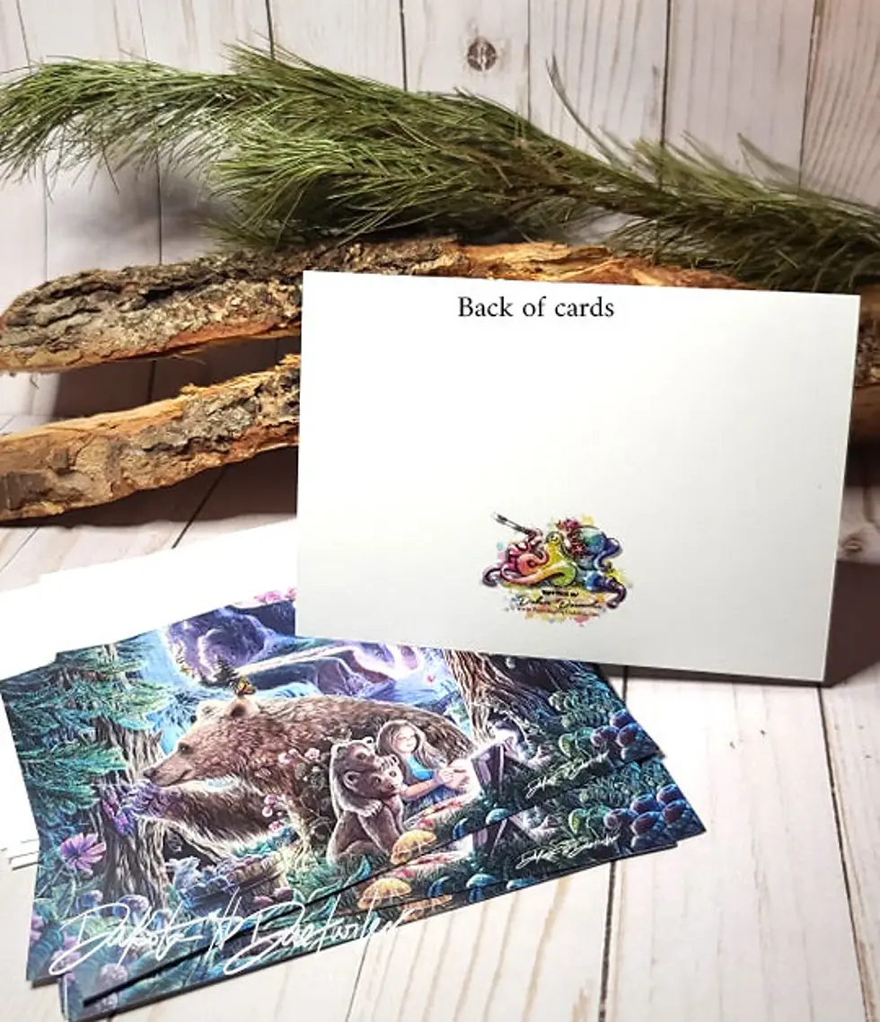 Thumbnail: Greeting Cards -  Inner Peace - by Dakota Daetwiler