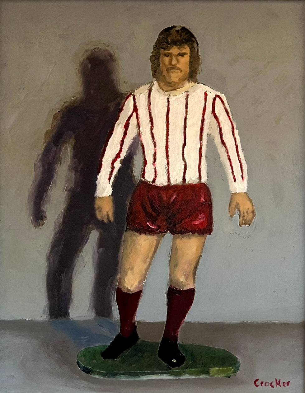 Thumbnail: Airfix Footballer in Longsands School St Neots Kit Oil Painting