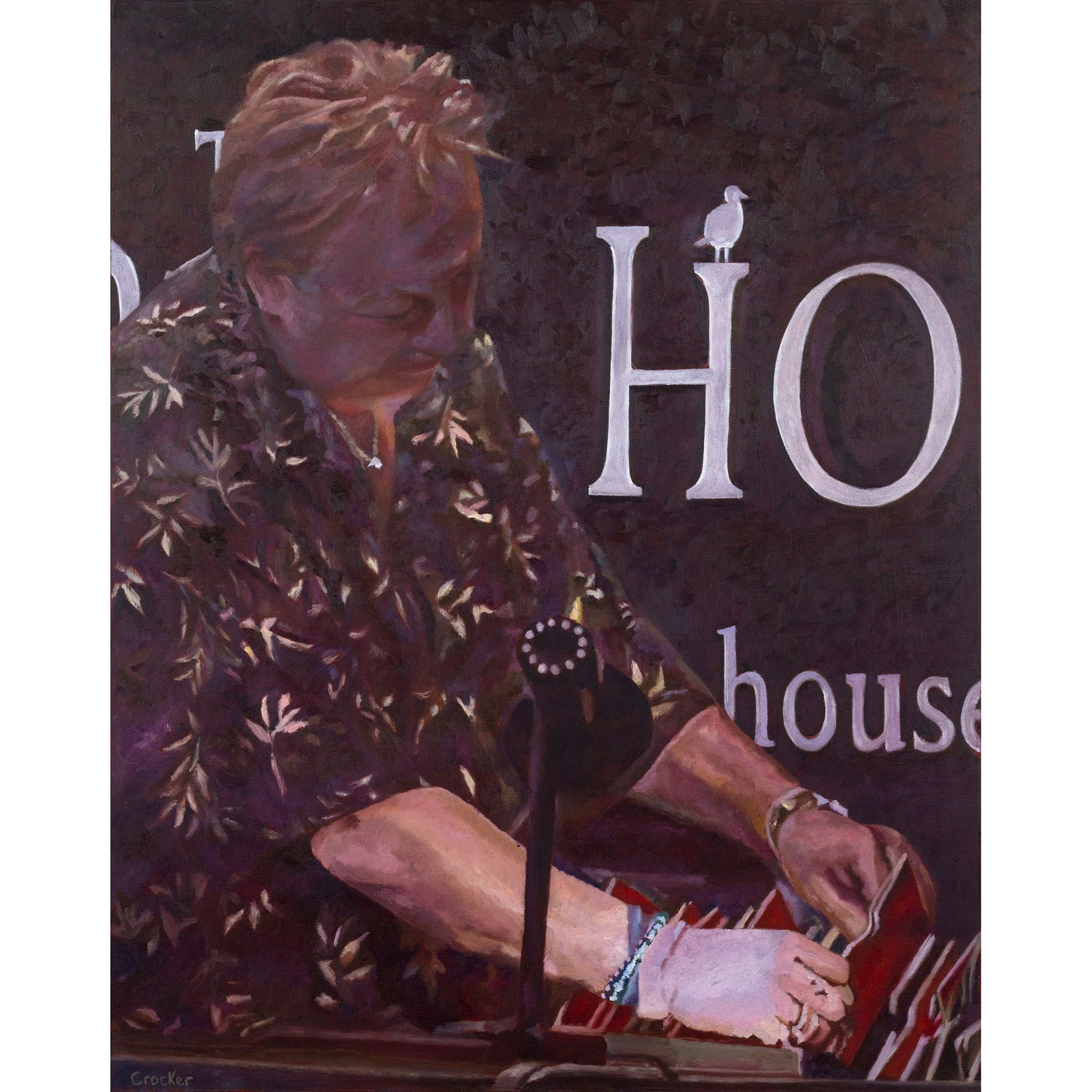 Nige Brown at Westward Ho! PRINT