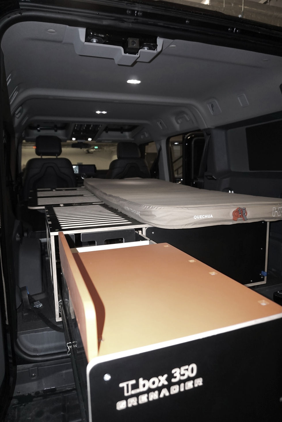 pólka na kuchenkę gazową w T_box 350 Grenadier