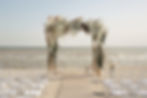 Wedding ceremony on a beach