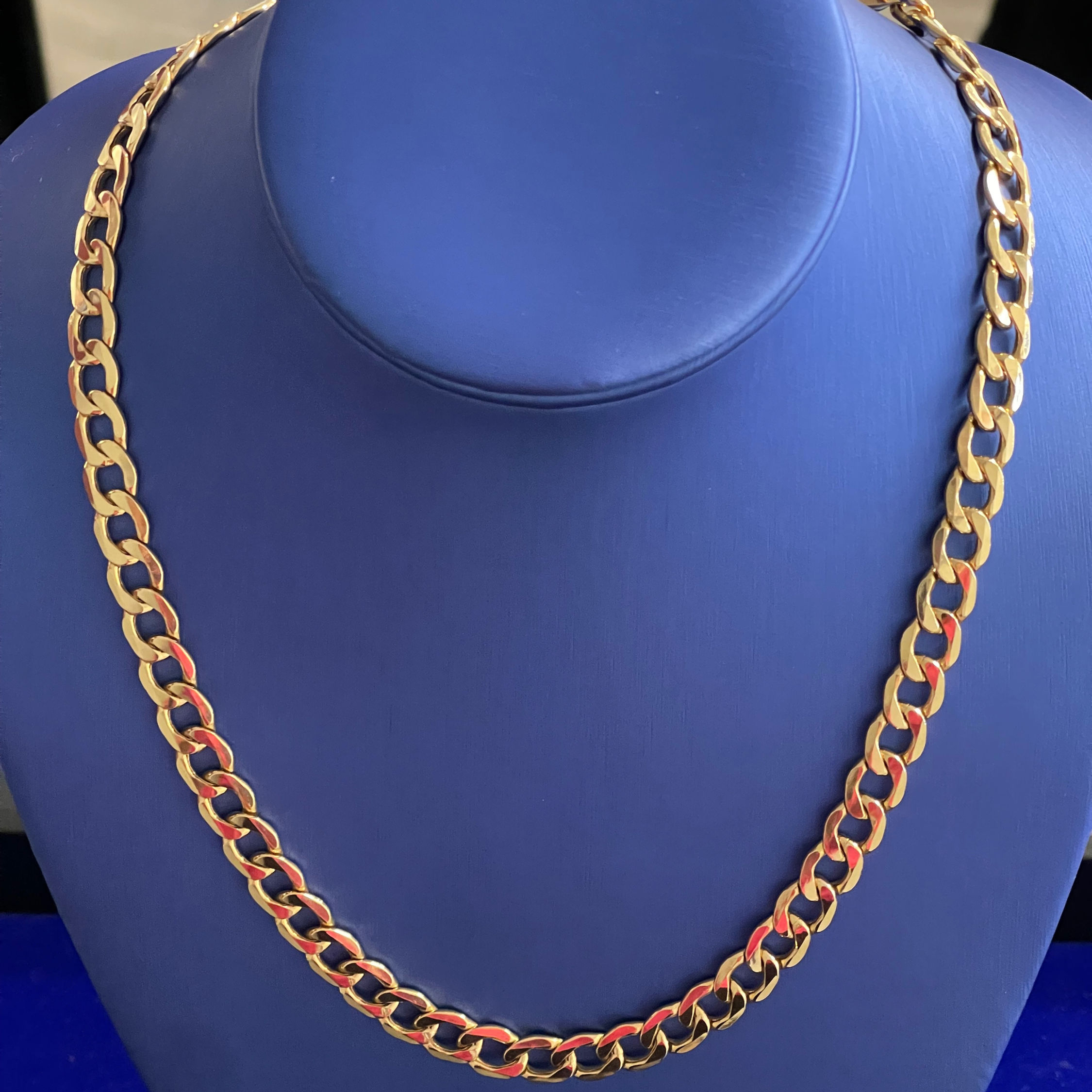 14K Cuban Link Necklace 20" 23.8 wt.