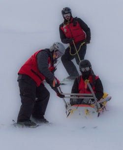 Toboggan training