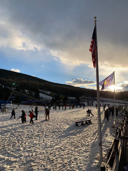 A spring day at Camelback resort