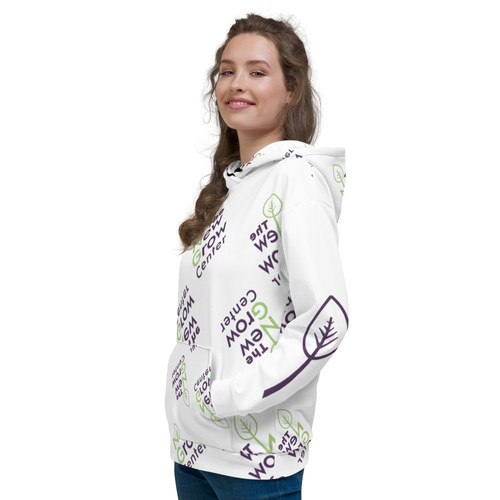 All-Over Print Recycled Unisex Hoodie | The New Grow Center