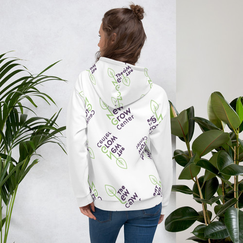 All-Over Print Recycled Unisex Hoodie | The New Grow Center