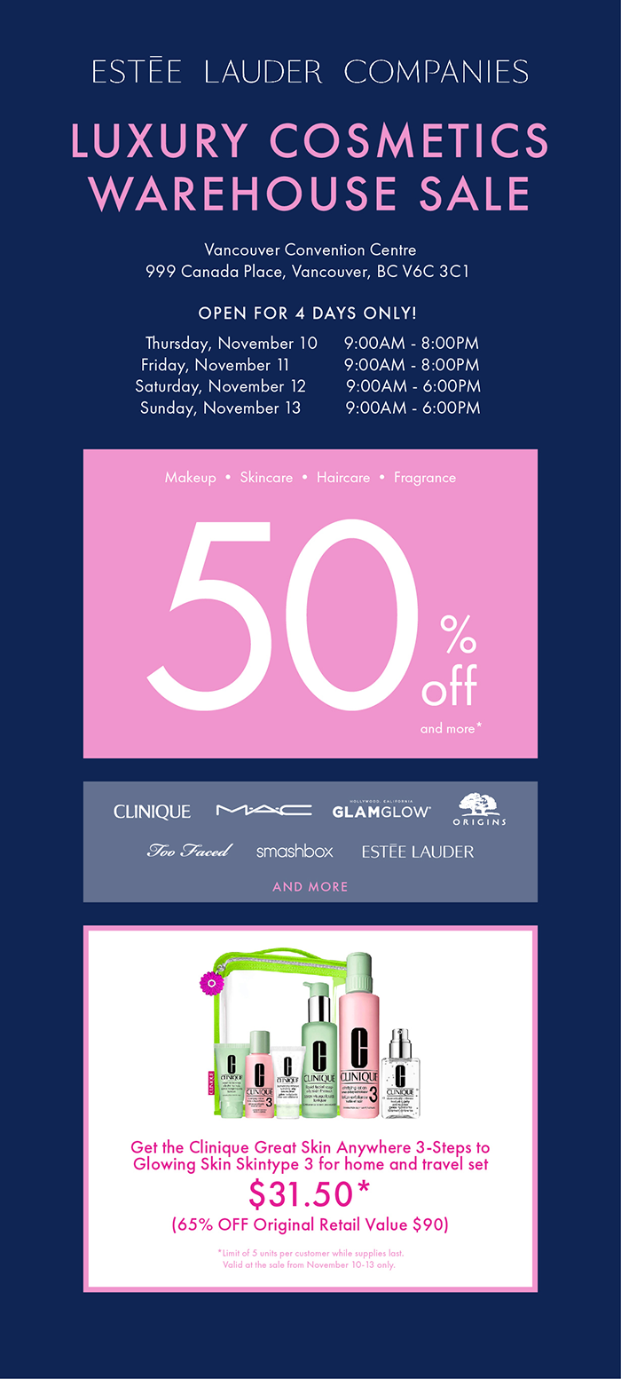 Vancouver Sample Sales I Love Sample Sales