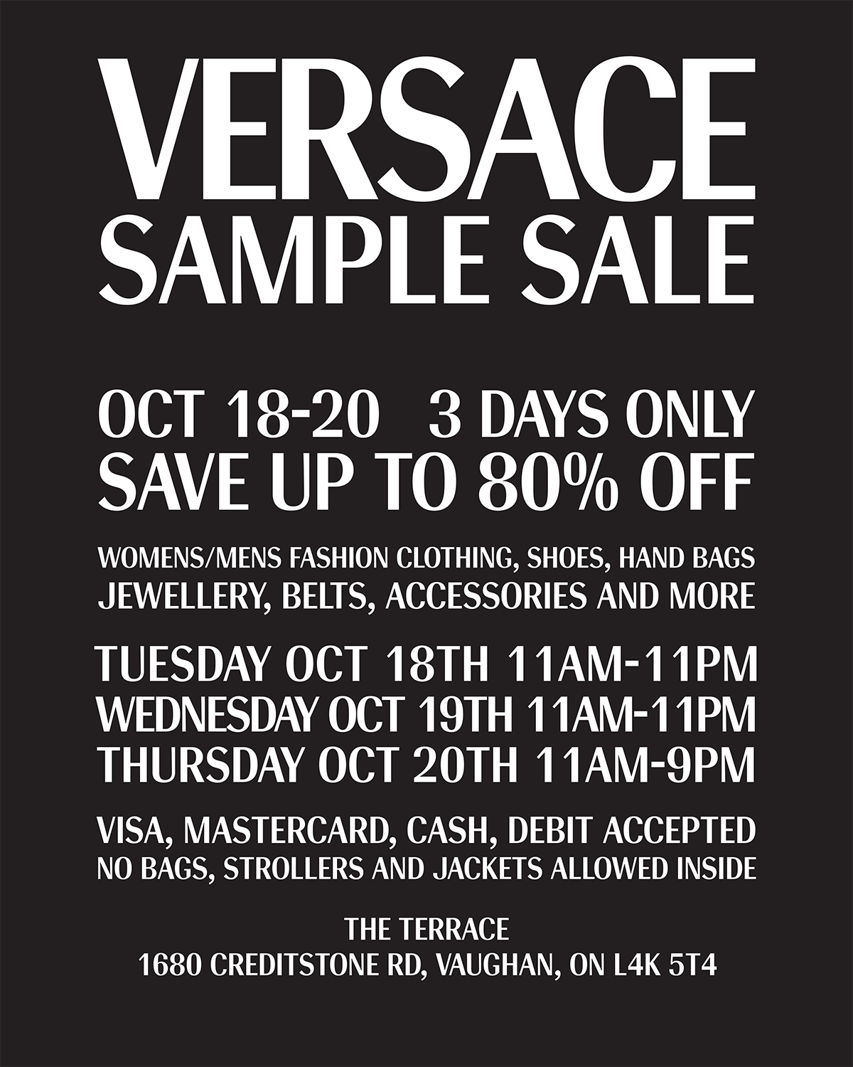 Toronto Sample Sales and Warehouse Sales | I Love Sample Sales