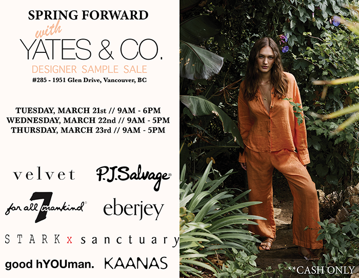 Vancouver Sample Sales I Love Sample Sales