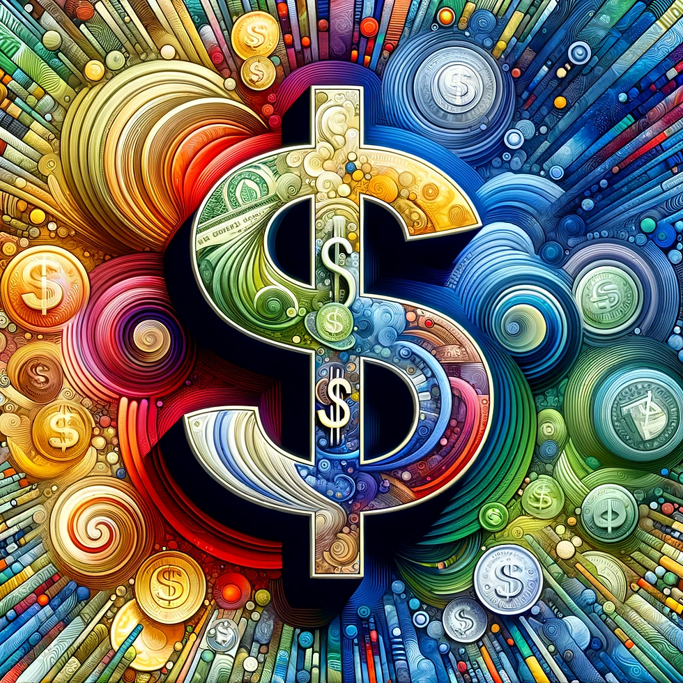 Graphic of currency