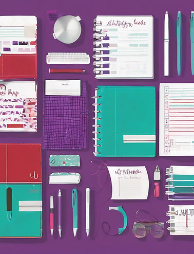 planner, purple, red, teal, pen, strategy.jpg