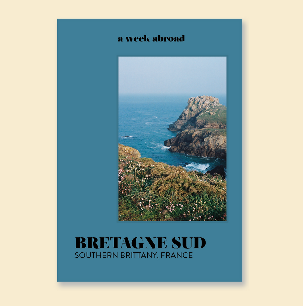A week abroad, Bretagne Sud