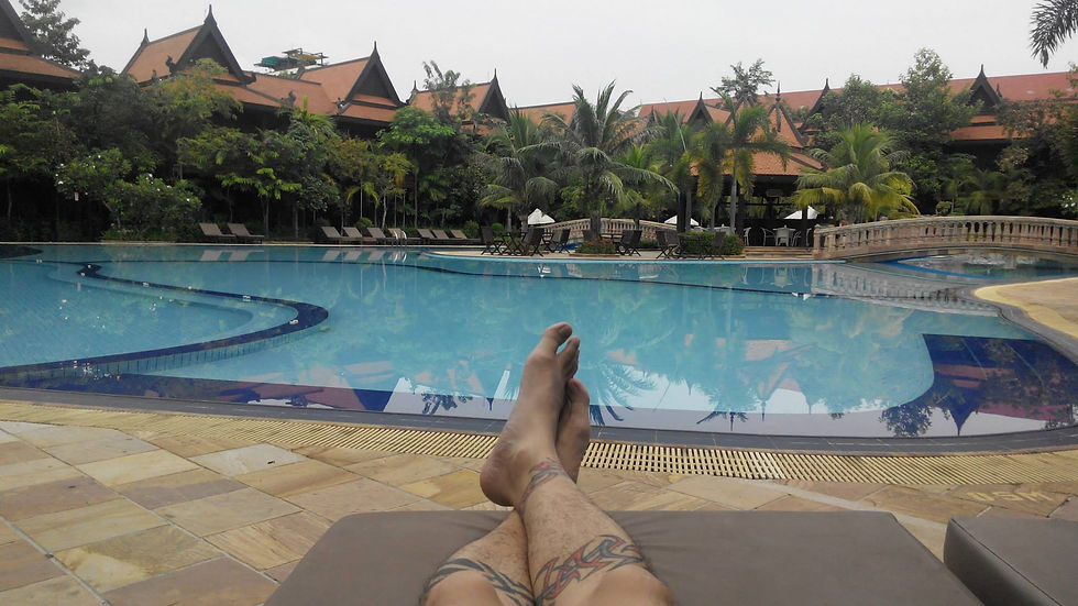 The Hotel in Siem Reap that I really didnt get enough time to enjoy.