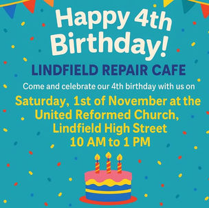 Lindfield Repair Café's 4th Anniversary