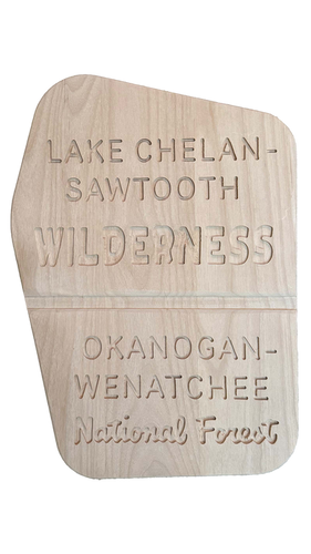 Handmade Desktop Wilderness Sign | Boundary Sign Co.