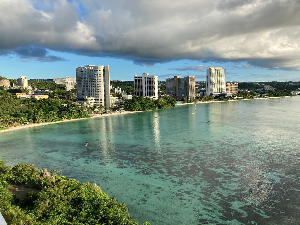 Entire view of Tumon Bay, Guam with beautiful beach view .jpg