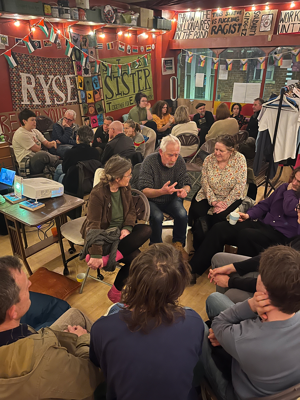 Discussion groups at our film screening in March