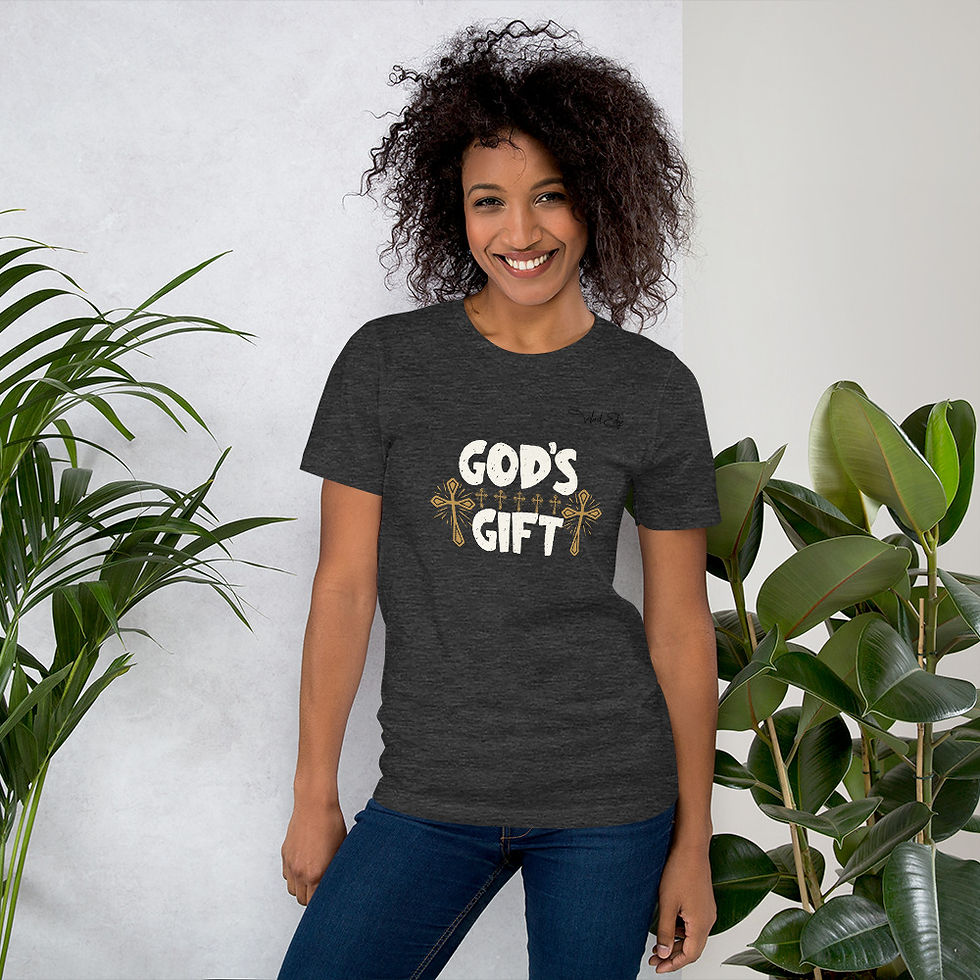 Thumbnail: God's Gift | Funny |  Unisex T-Shirt | Women’s t-shirts | men’s t-shirts 