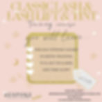 Classic lash & Lash lift.