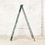 Thumbnail: LARGE, PAINTED WOODEN DECORATOR'S STEP LADDER
