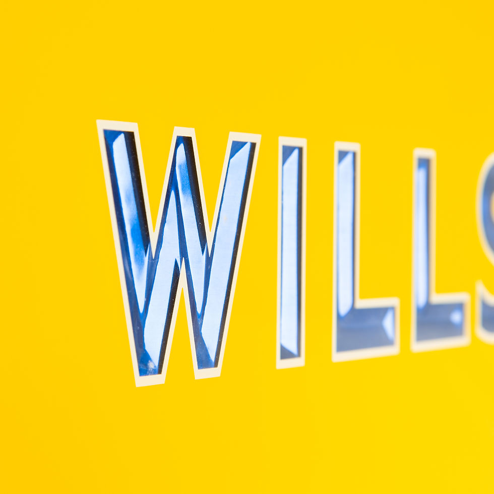 Thumbnail: DOUBLE-SIDED GLASS WILLS'S CAPSTAN HANGING SIGN