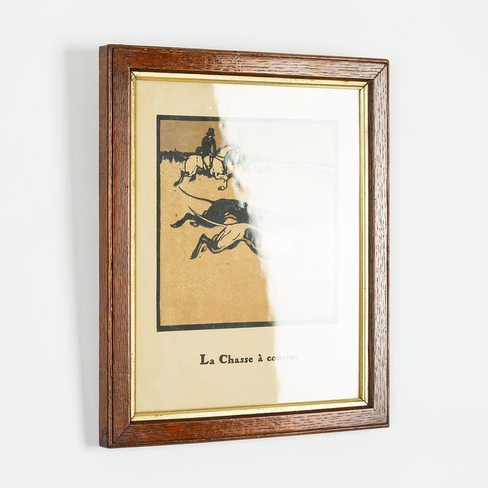 Thumbnail: LA CHASSE A COURRE - PRINT BY WILLIAM NICHOLSON
