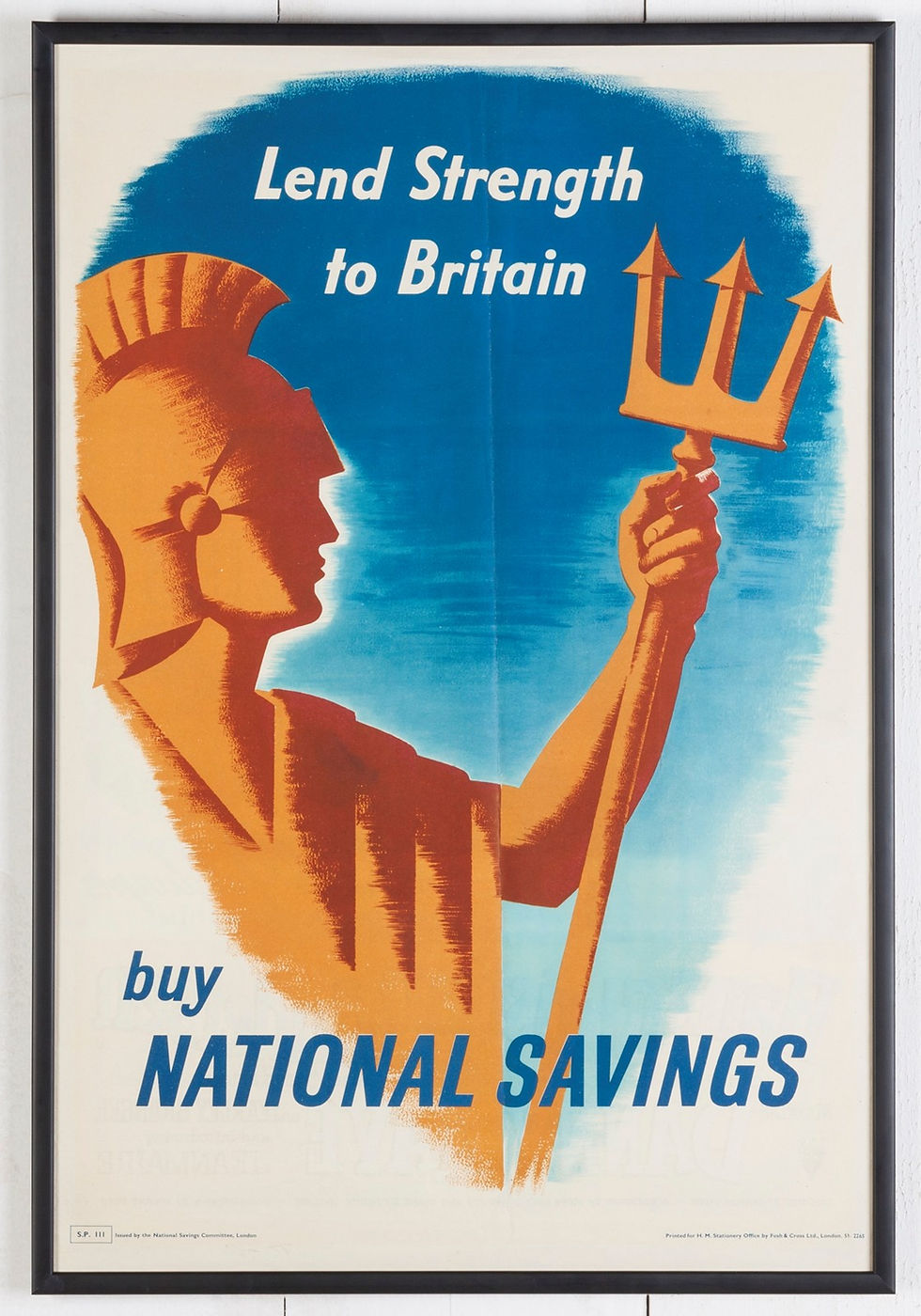 VINTAGE NATIONAL SAVINGS POSTER