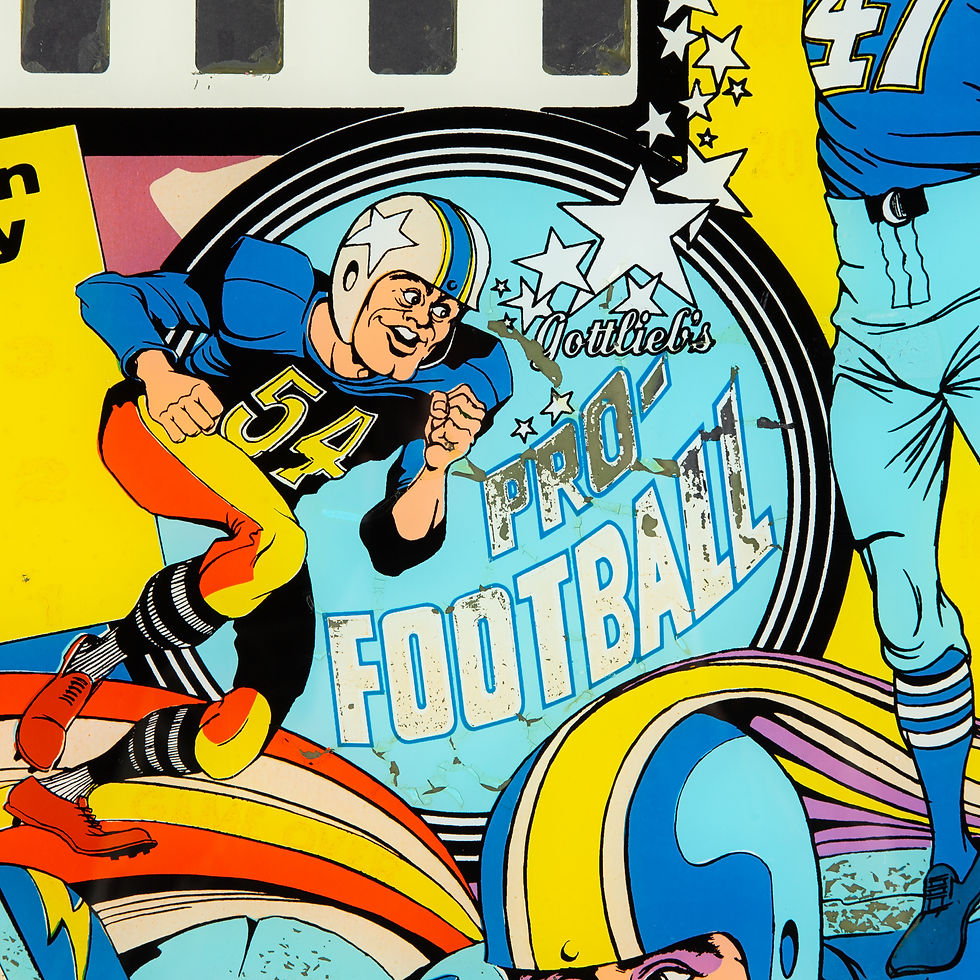 Thumbnail: FRAMED GOTTLIEB 'PRO-FOOTBALL' PINBALL PANEL