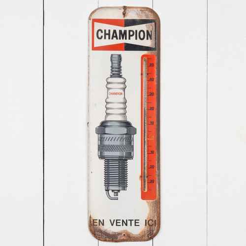 CHAMPION PLUG アドバタイジング サーモメーター CHAMPION Spark Plug