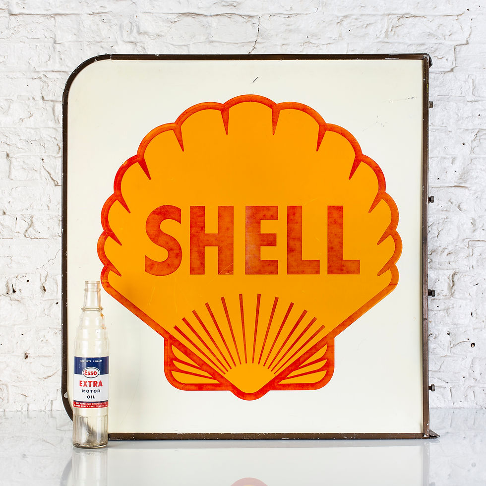 Thumbnail: ORIGINAL DOUBLE-SIDED SHELL / BP ALLOY FORECOURT SIGN