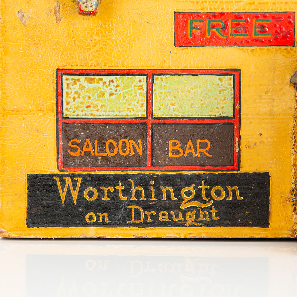 Thumbnail: THE CAULIFLOWER FREE HOUSE - SCRATCH BUILT / FOLK ART PUB MODEL