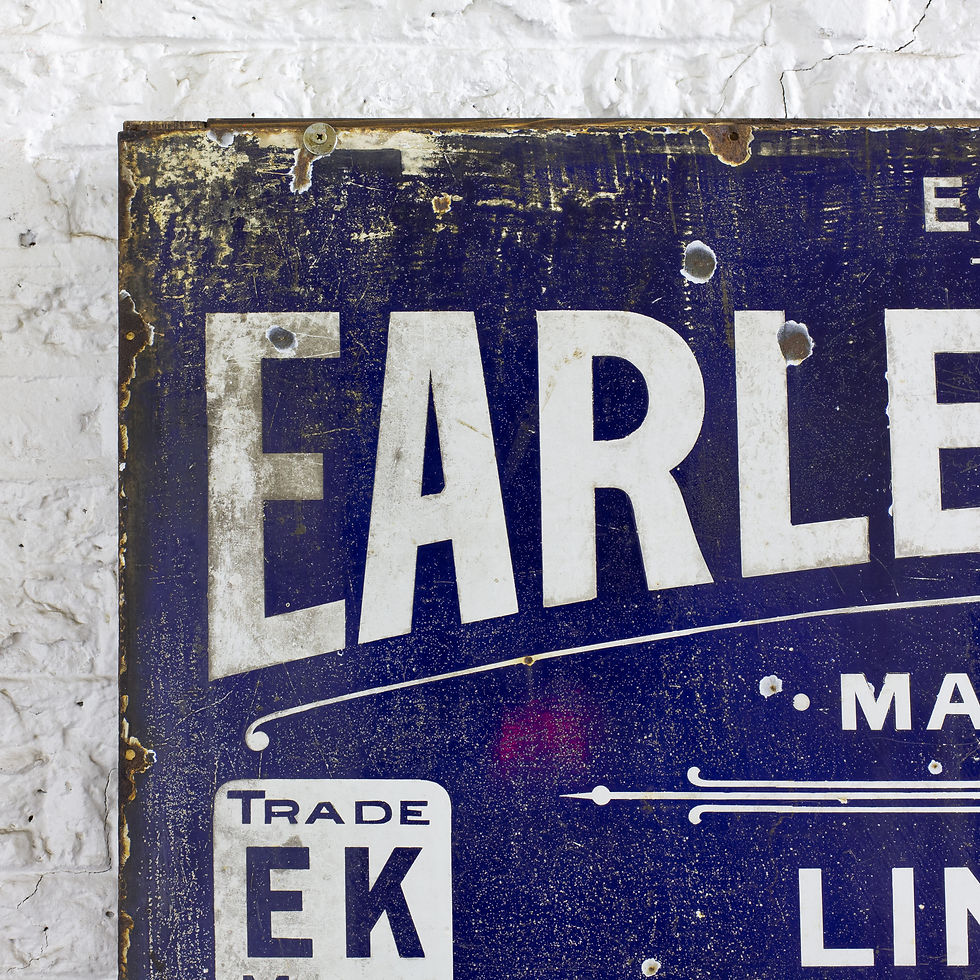 Thumbnail: HUGE, EARLES & KING LTD, LIVERPOOL, EARLY ENAMEL SIGN