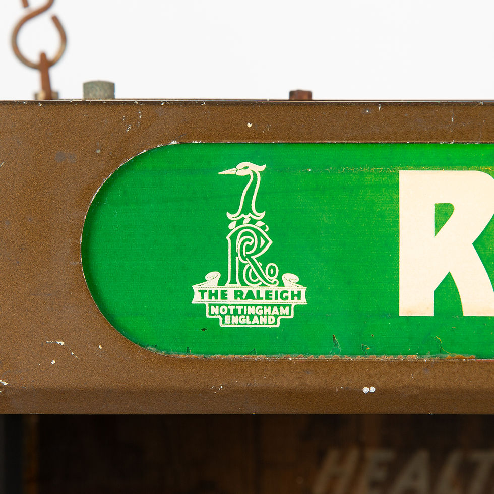 Thumbnail: ILLUMINATING RALEIGH BICYCLES SIGN / LIGHTBOX