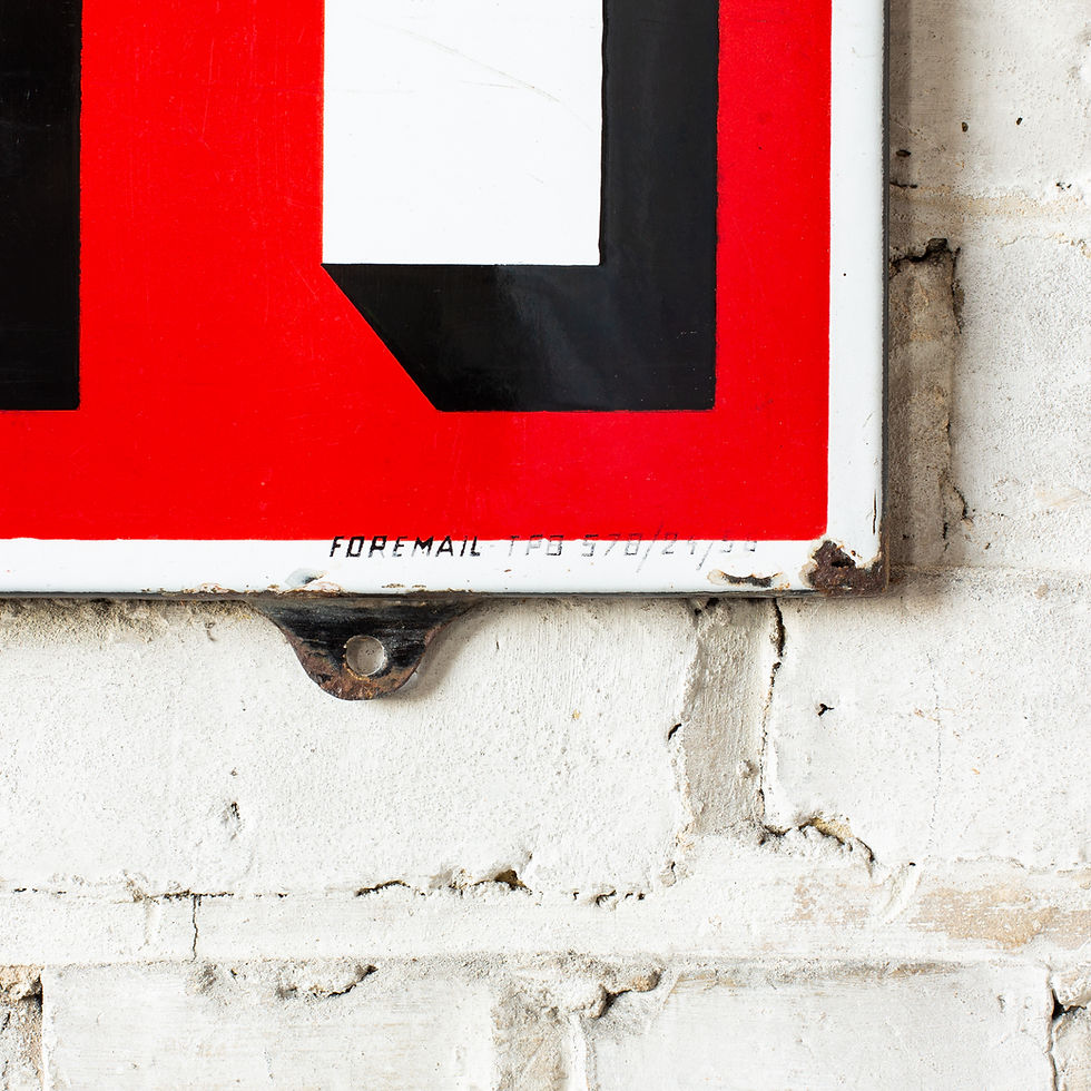 Thumbnail: LARGE, UNUSUAL MARTINI ENAMEL SIGN