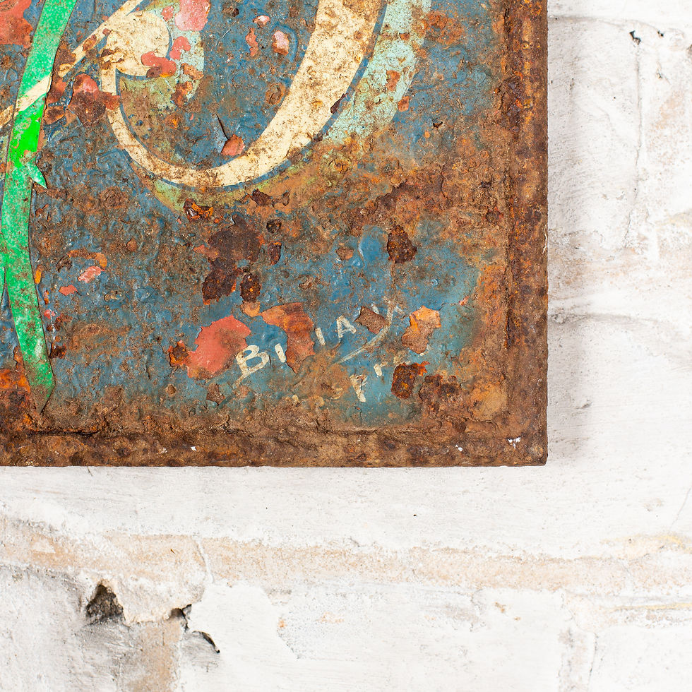 Thumbnail: CHARMING, HAND PAINTED FRENCH 'FLEURS' SIGN