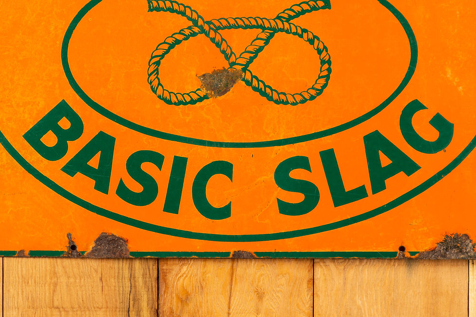 Thumbnail: BILSTON BASIC SLAG - ENAMEL SIGN
